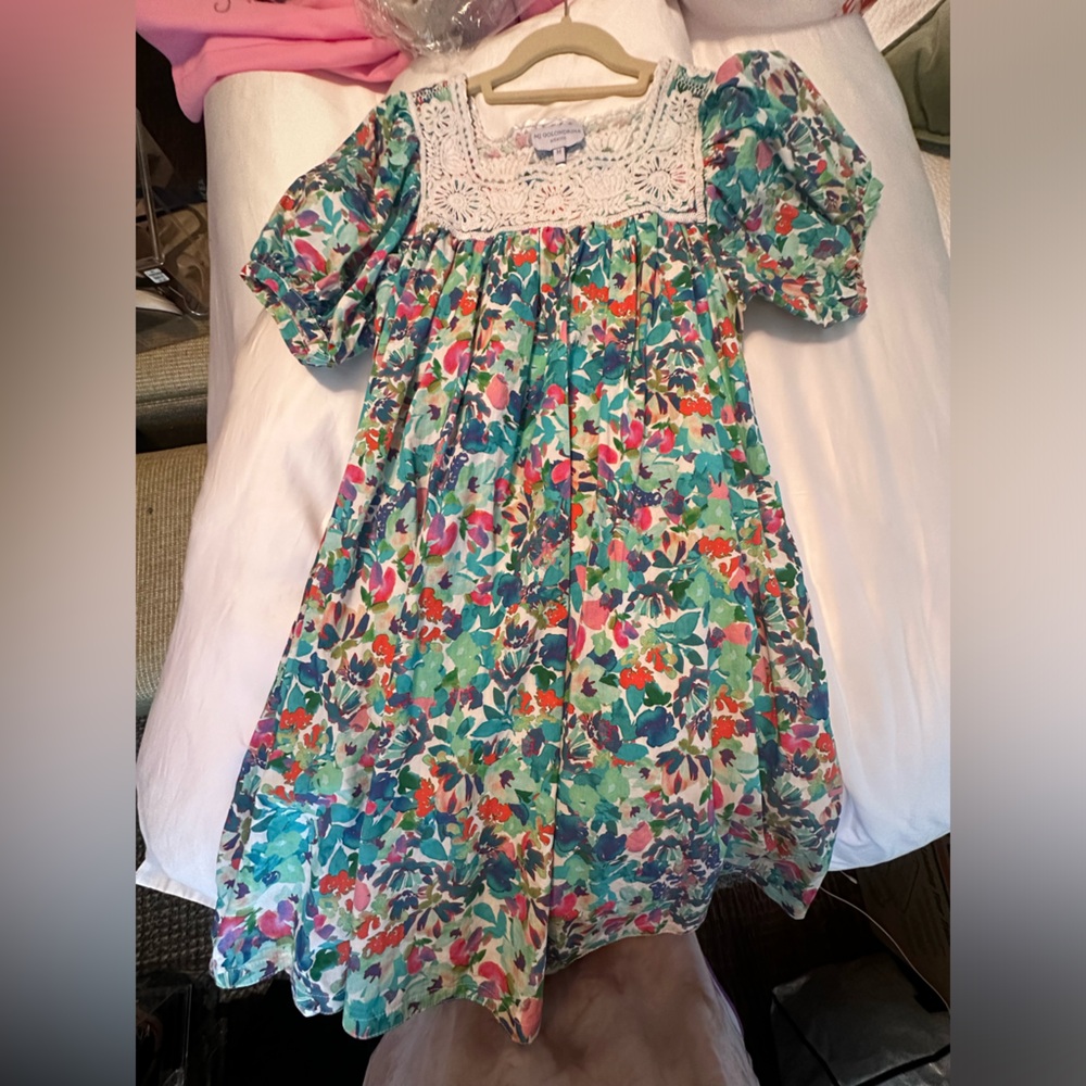 Mi Golondrina Multicolor Floral Dress